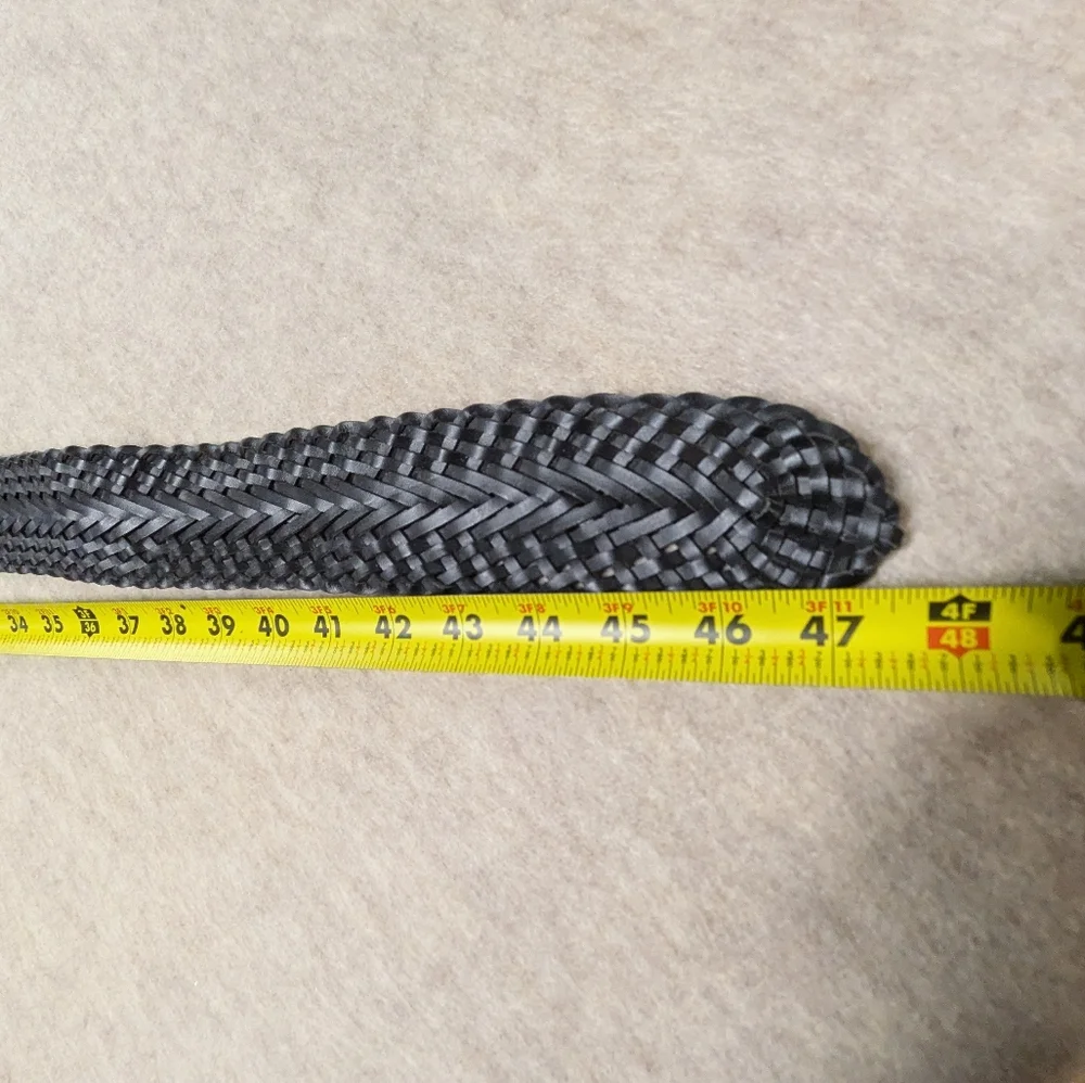 Deep Brown Woven Wide Make A Size Belt 47